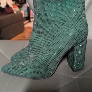 Paul Green Green Studded Heeled Boots